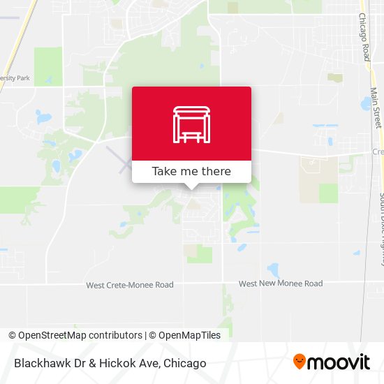 Blackhawk Dr & Hickok Ave map