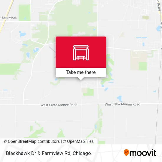 Blackhawk Dr & Farmview Rd map