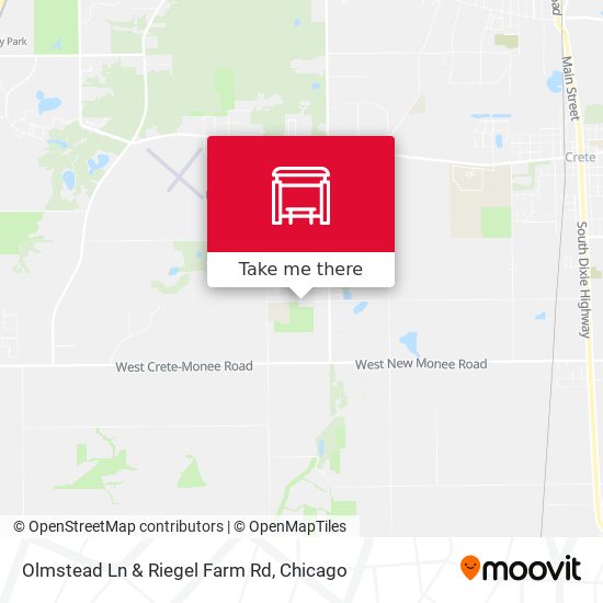 Olmstead Ln & Riegel Farm Rd map