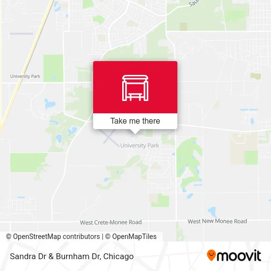 Sandra Dr & Burnham Dr map