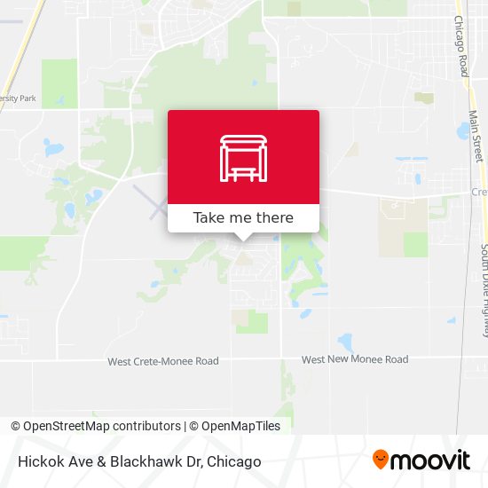 Mapa de Hickok Ave & Blackhawk Dr