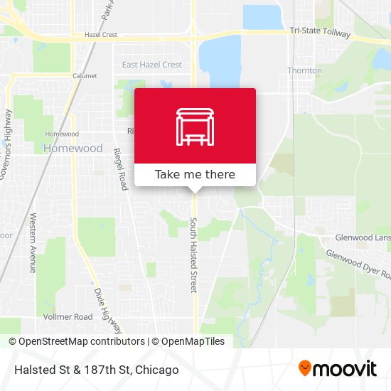 Mapa de Halsted St & 187th St