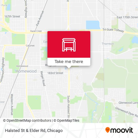 Mapa de Halsted St & Elder Rd