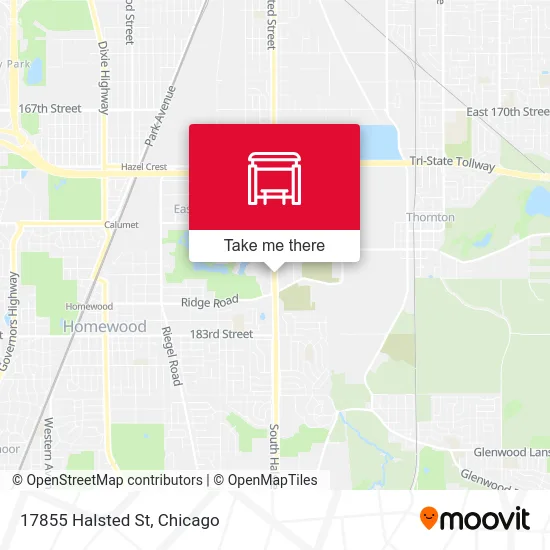 17855 Halsted St map