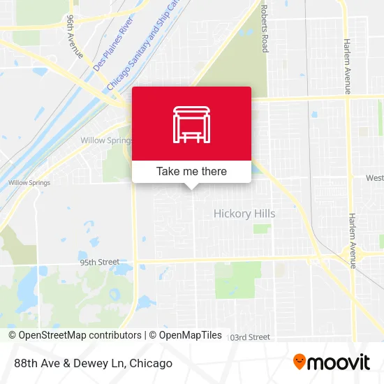 88th Ave & Dewey Ln map