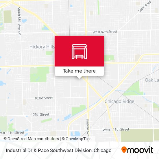 Industrial Dr & Pace Southwest Division map