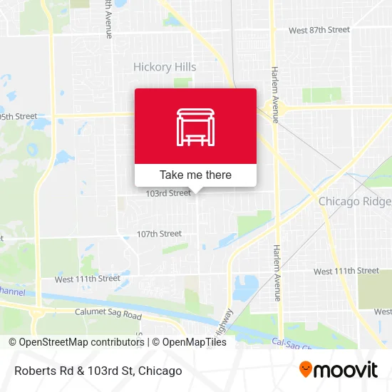 Roberts Rd & 103rd St map