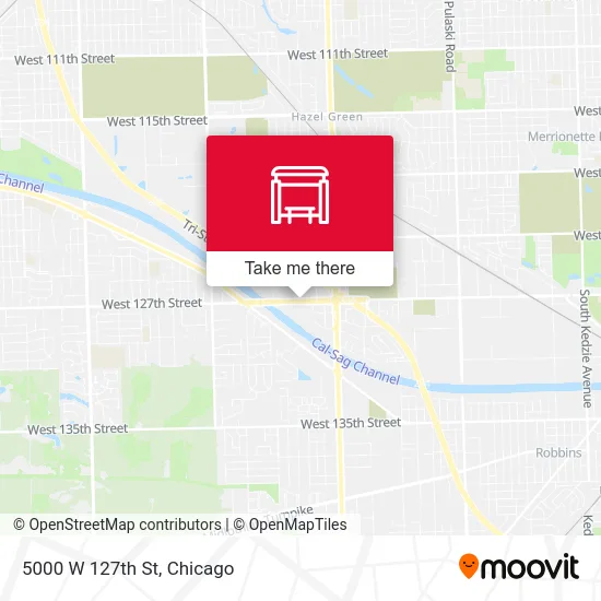 5000 W 127th St map
