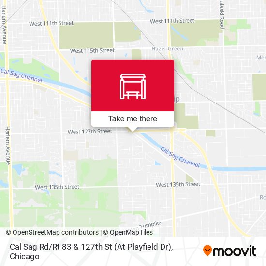 Mapa de Cal Sag Rd / Rt 83 & 127th St (At Playfield Dr)