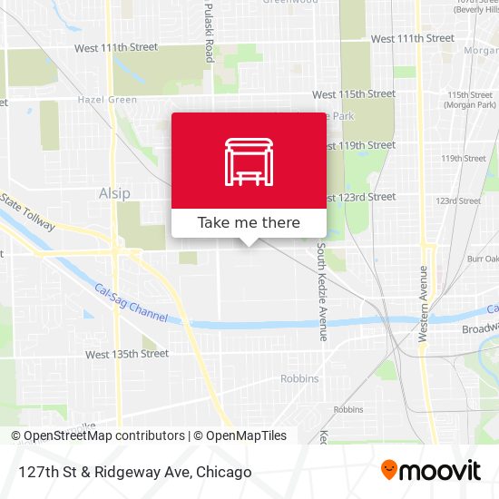 127th St & Ridgeway Ave map