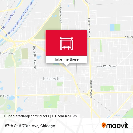 87th St & 79th Ave map