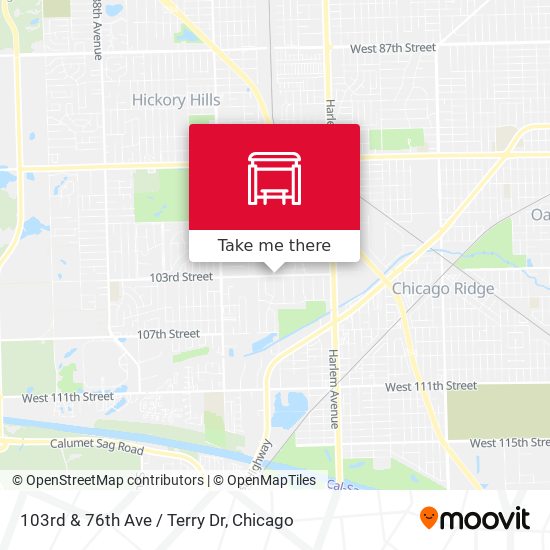 103rd & 76th Ave / Terry Dr map