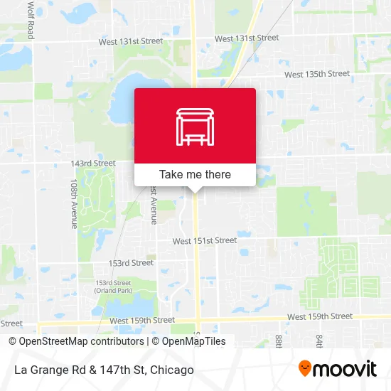 La Grange Rd & 147th St map