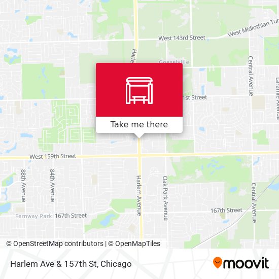 Mapa de Harlem Ave & 157th St