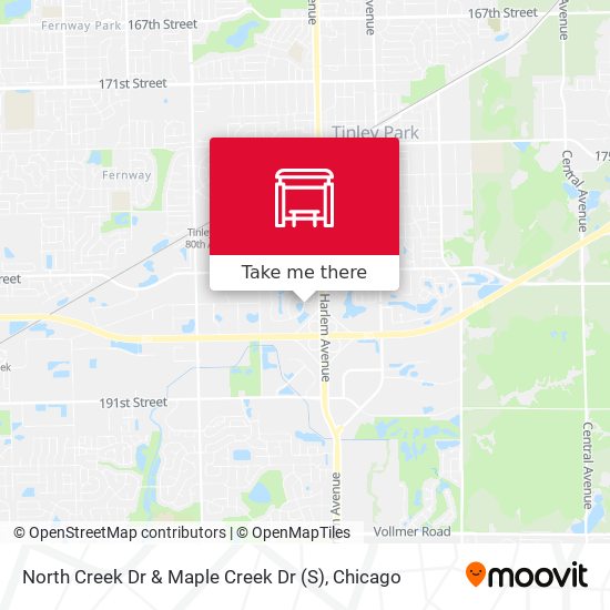 North Creek Dr & Maple Creek Dr (S) map