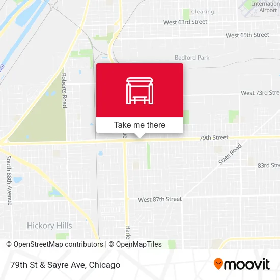 79th St & Sayre Ave map