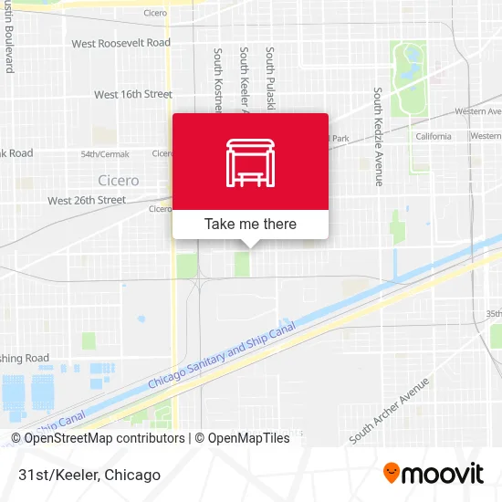 31st/Keeler map