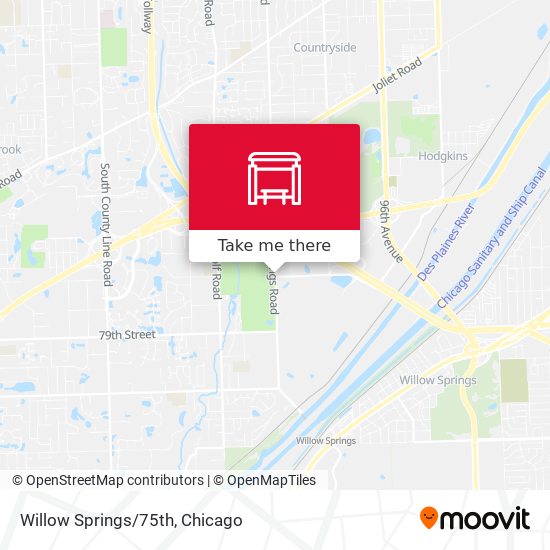 Mapa de Willow Springs/75th