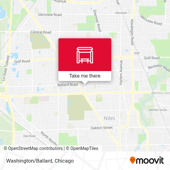 Washington/Ballard map