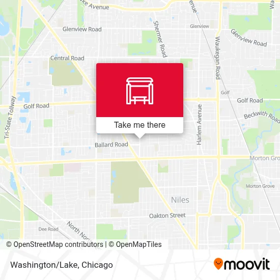 Washington/Lake map