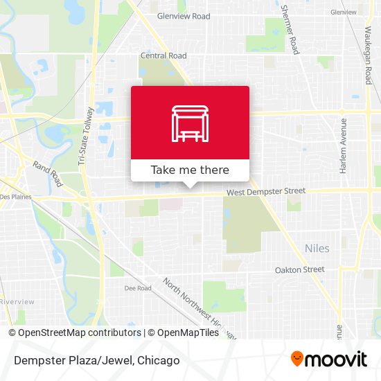 Dempster Plaza/Jewel map