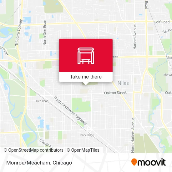 Monroe/Meacham map