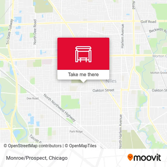 Monroe/Prospect map