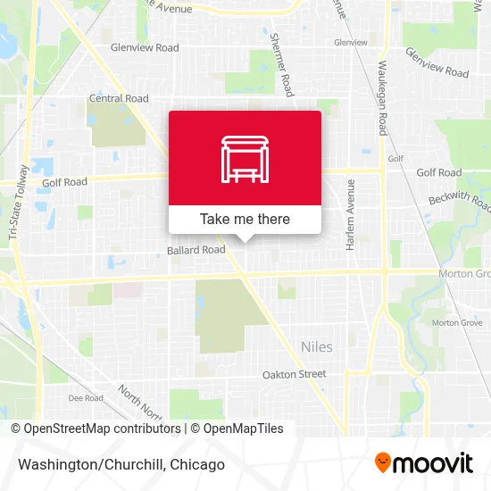 Washington/Churchill map