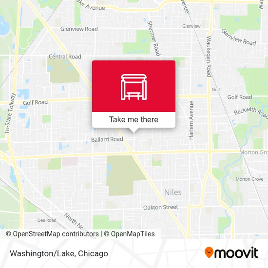 Washington/Lake map