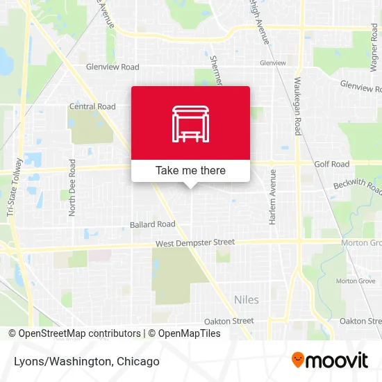 Lyons/Washington map