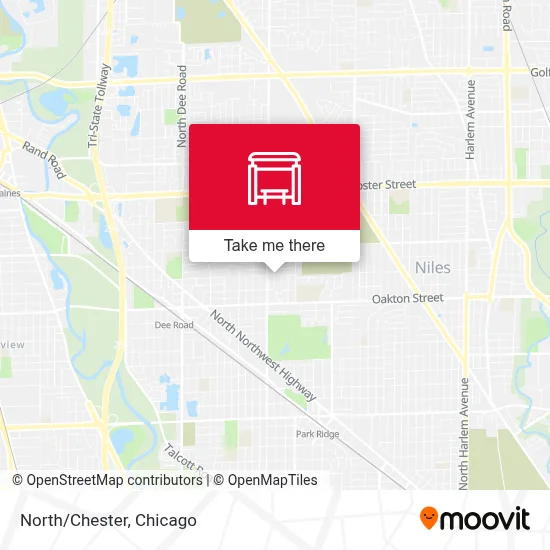 North/Chester map