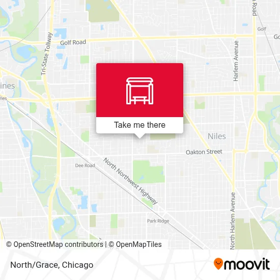 North/Grace map