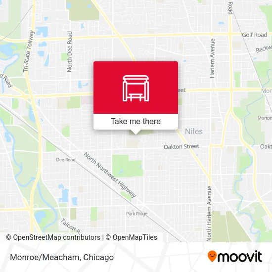 Monroe/Meacham map