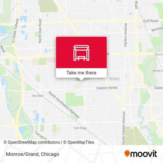 Monroe/Grand map