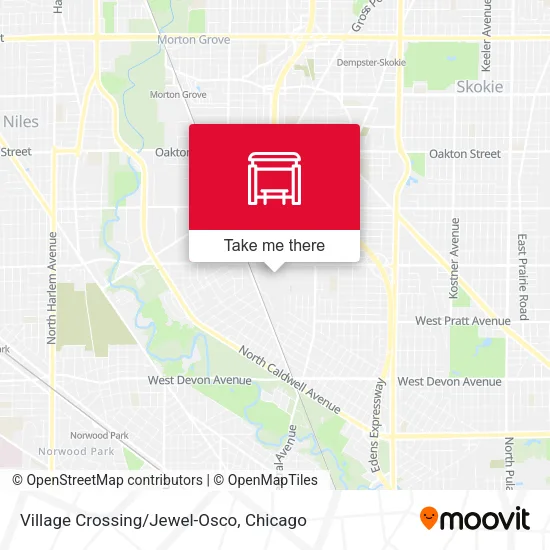 Village Crossing/Jewel-Osco map