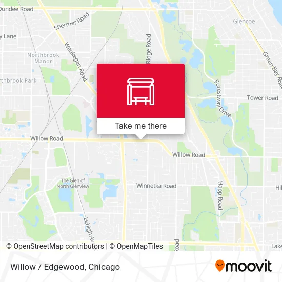Willow / Edgewood map