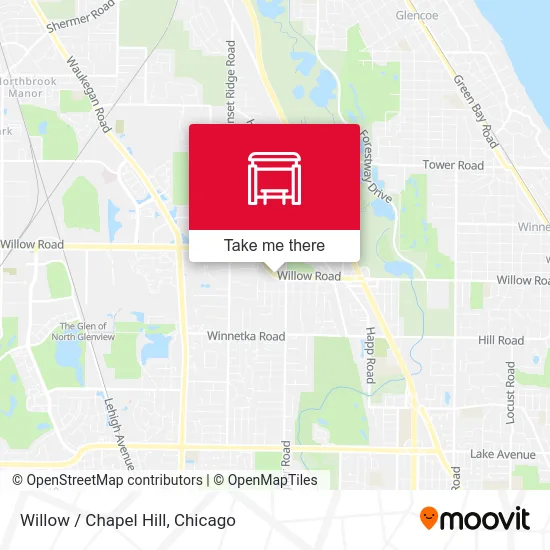 Willow / Chapel Hill map