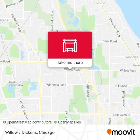 Willow / Dickens map