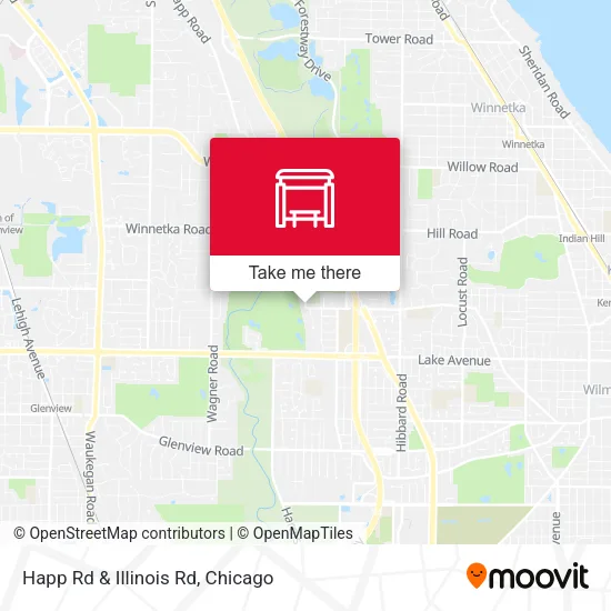 Happ Rd & Illinois Rd map