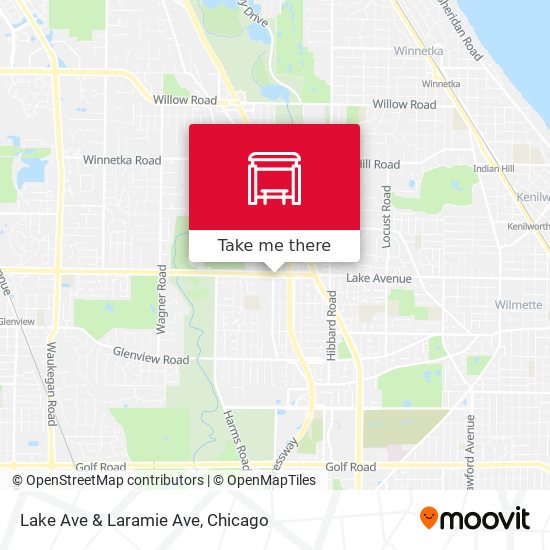 Lake Ave & Laramie Ave map