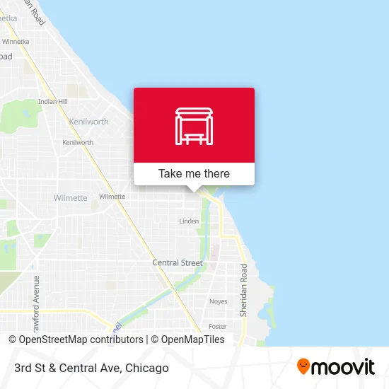 3rd St & Central Ave map