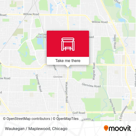 Waukegan / Maplewood map