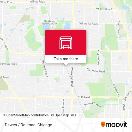 Dewes / Railroad map