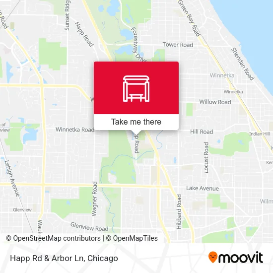 Happ Rd & Arbor Ln map
