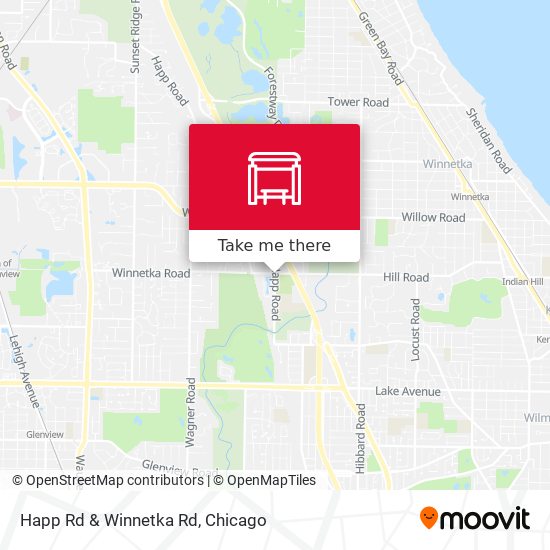 Happ Rd & Winnetka Rd map