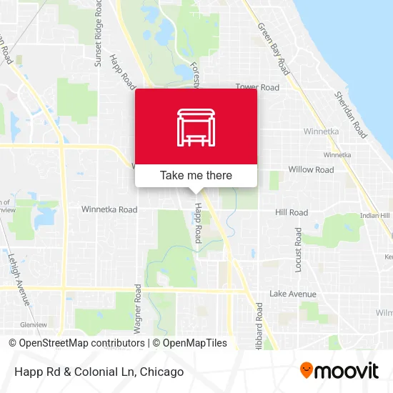 Happ Rd & Colonial Ln map