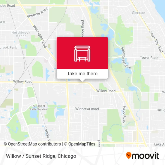 Willow / Sunset Ridge map