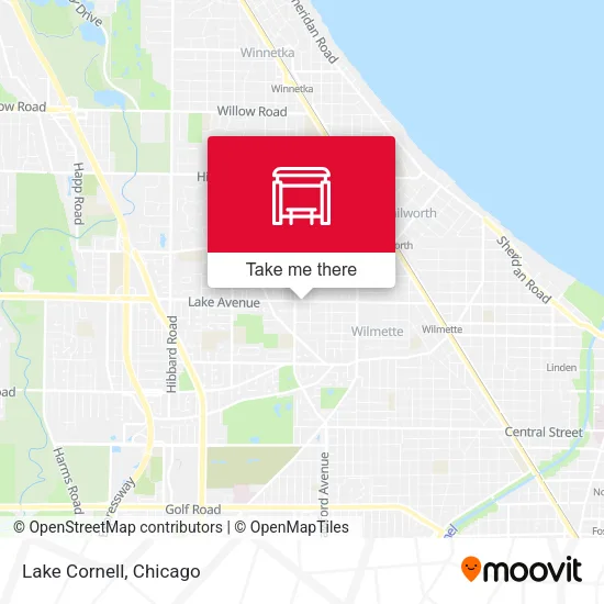 Lake Cornell map