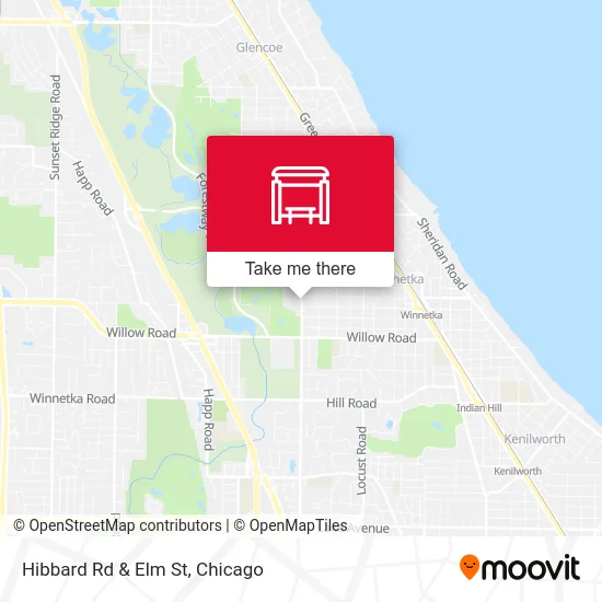 Hibbard Rd & Elm St map
