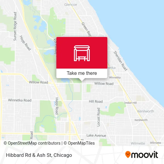 Hibbard Rd & Ash St map